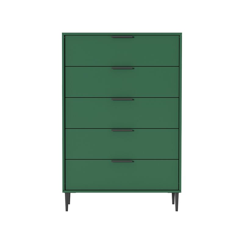Vertical Wood Contemporary Dresser Bedroom Lingerie Chest Dresser with Drawer