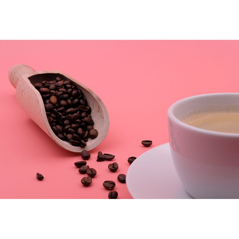 Cafe Interior Decoration Mural Wallpaper Coffee Beans Wall Covering, Waterproofing