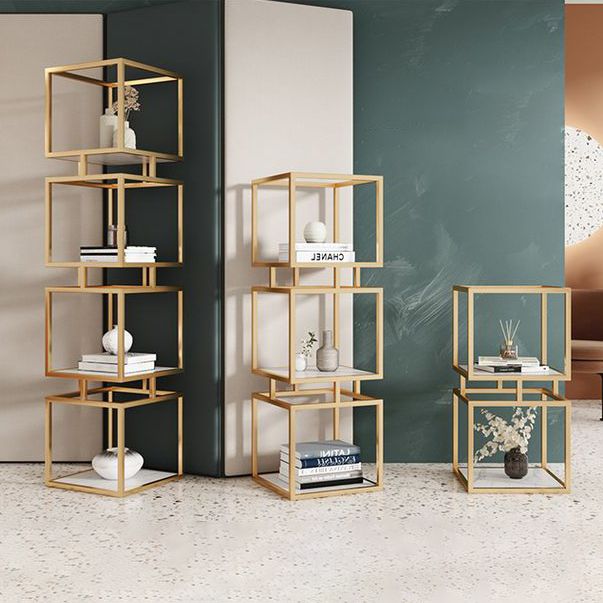 11.81"W Bookshelf Contemporary Style Open Back Bookcase for Home Office