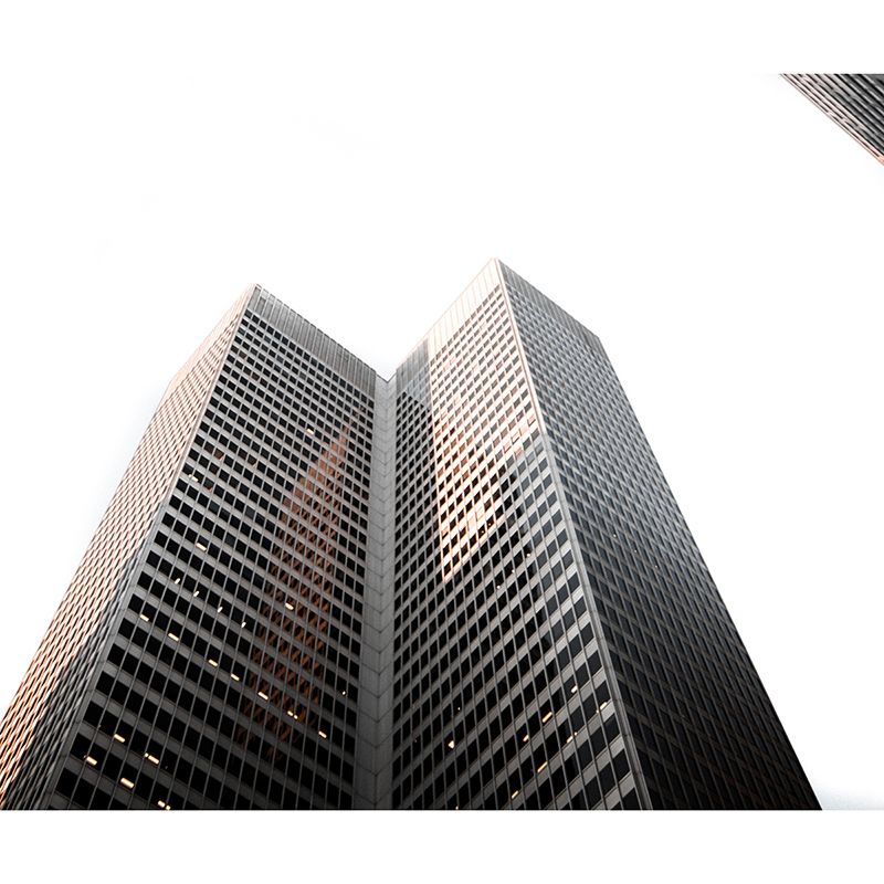 Horizontal Photography Contemporary Building Mural Room Wall Mural