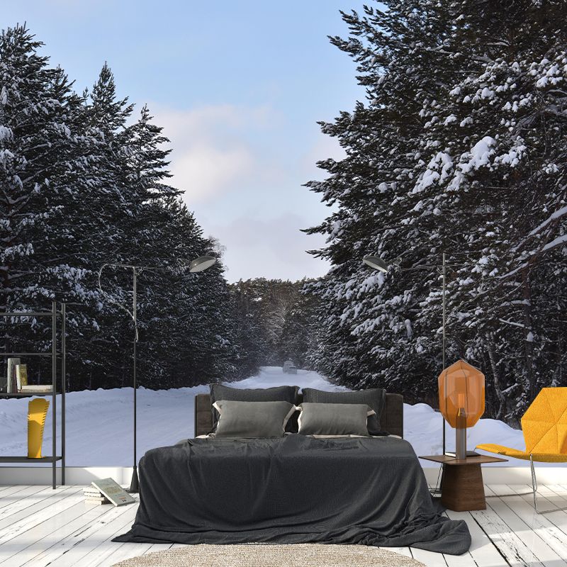 Eco-friendly Photography Forest Landscapes Mural Wallpaper for Decoration