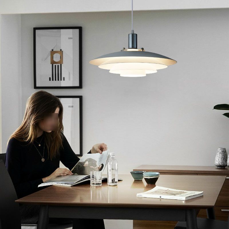 1 Kopfhänger Leichte moderne einfache Deckenheizlicht für Esszimmer