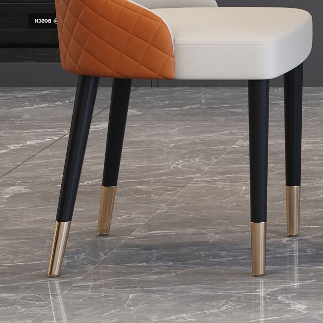 Modern Style Marble Table with White Rectangle Shape Table for Home Use