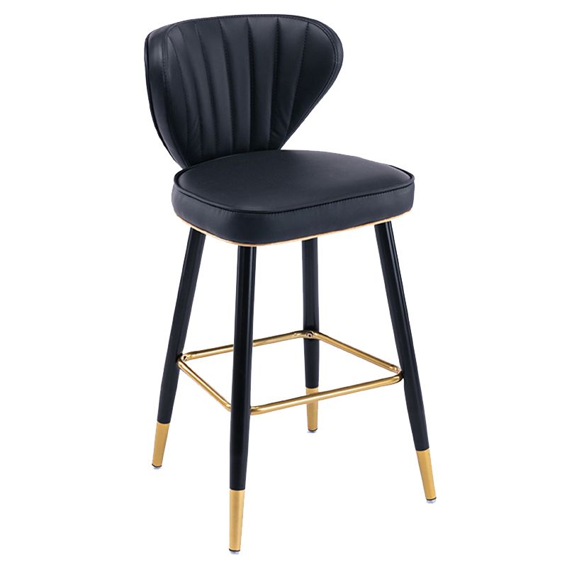 Industrial Counter Chair Low Back Counter Height Stools for Restaurant