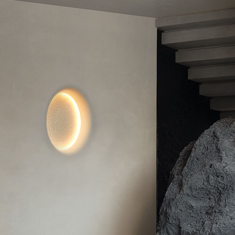 Single Modern Wall Light Sconce Stone LED Wall Mounted Light