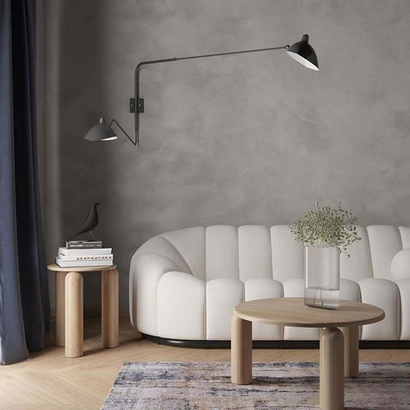 Nordic Side Table Round Solid Wooden End Table with Three Legs