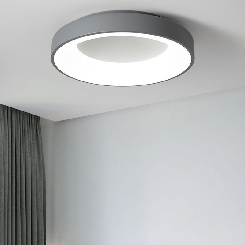 Luminaires encastrés à 1 lumière en acrylique, anneaux de style moderne, plafonniers à LED