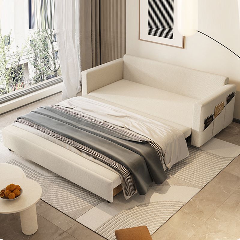 31" Wide Scandinavian Sofa Bed Cushion Back Futon Sleeper Sofa