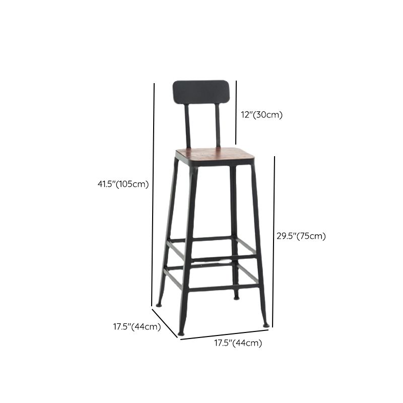 Industrial Rectangle Bar Table Set 1/9 Pieces Solid Wood Bistro Set for Indoor