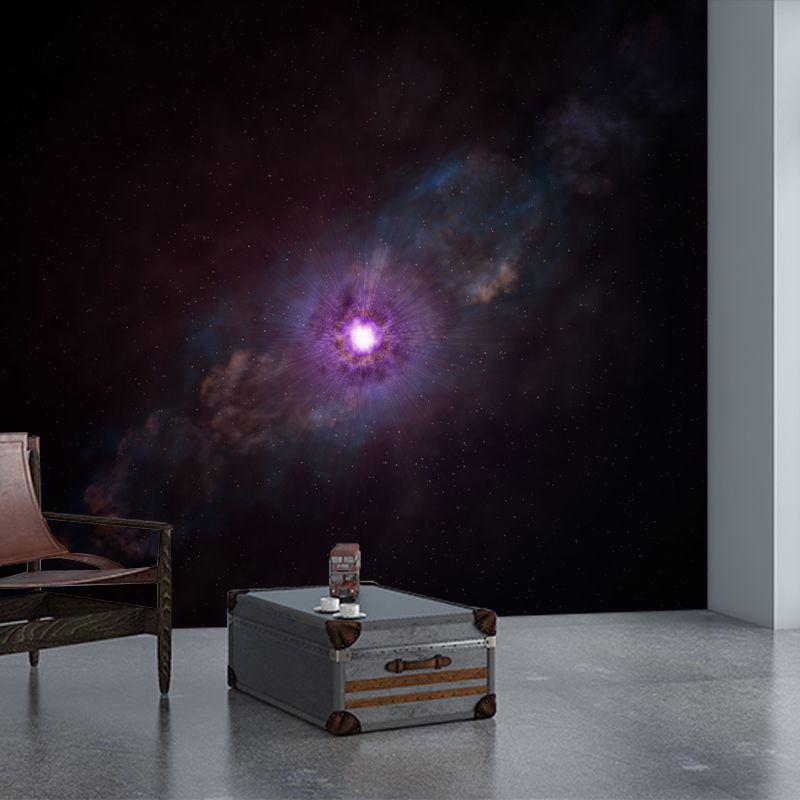 Magical Universe Starry Sky Mural for Sitting Room Moisture Resistant, Personalized Size Available