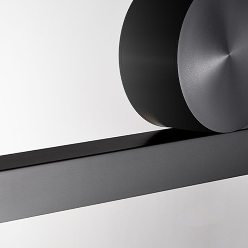 Zeitgenössischer Stil Linear Island Light Metal 1- Hellinsel Anhänger Licht