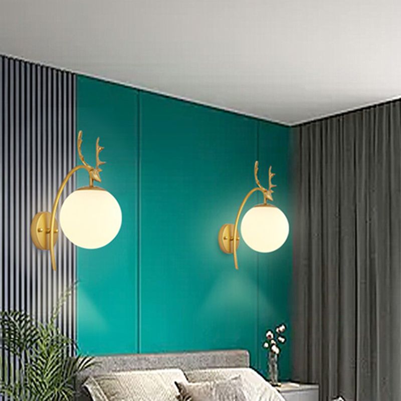 Wall Mounted Lighting Minimalist Global Glass Wall Sconce Lighting