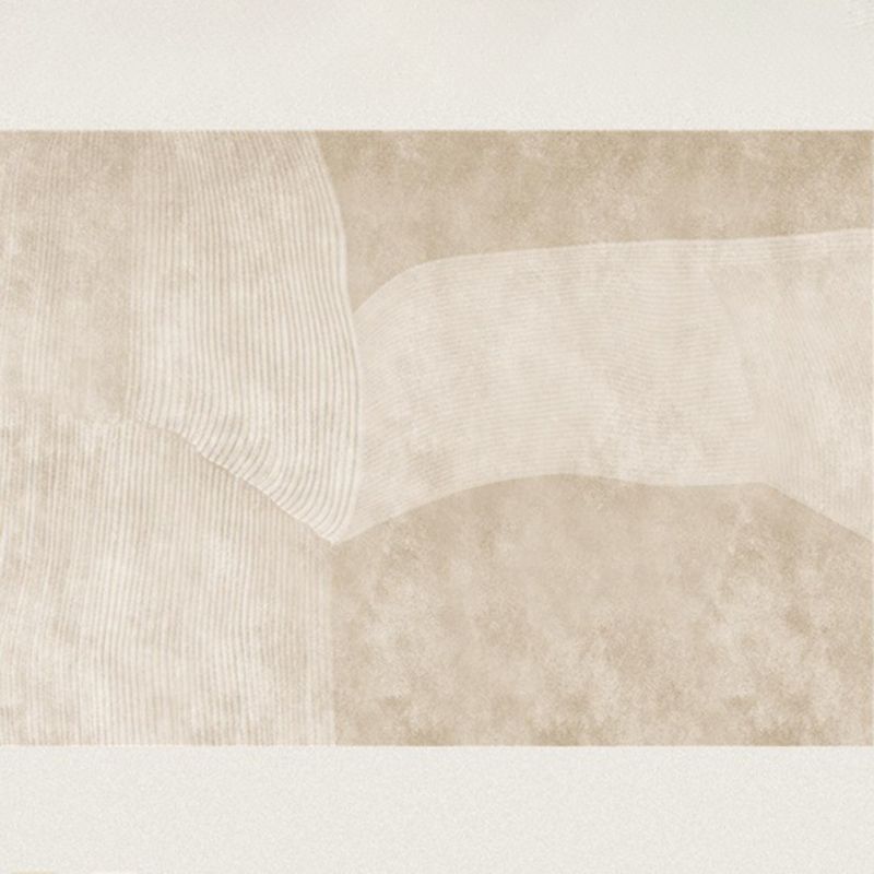 Casual Apricot Carpet Contemporary Washable Rug Indoor Area Rug for Living Room