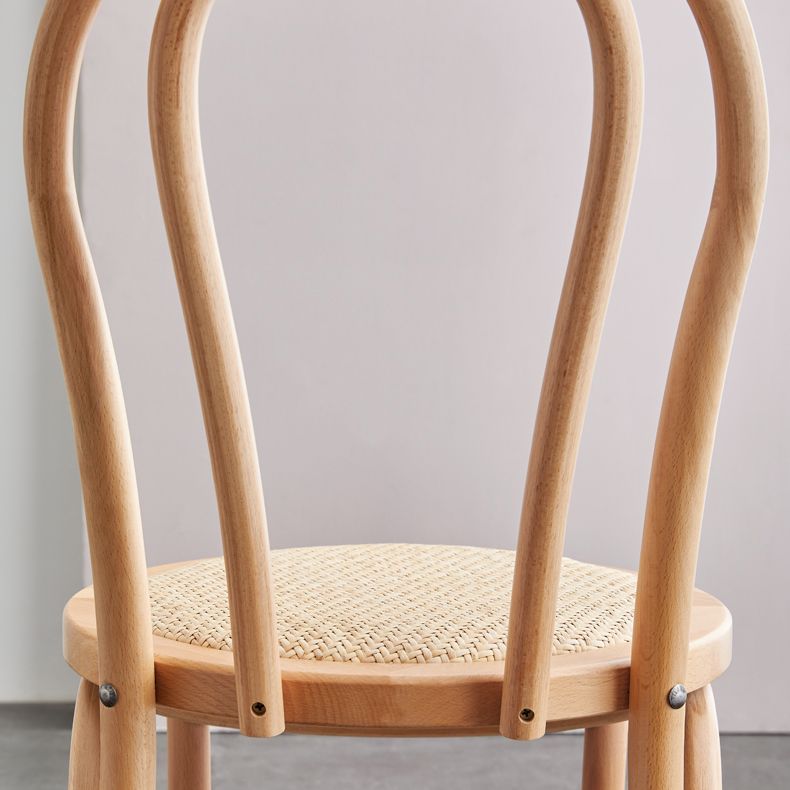 Juego de sillas de madera de haya contemporánea, cocina, comedor, sillas traseras Windsor