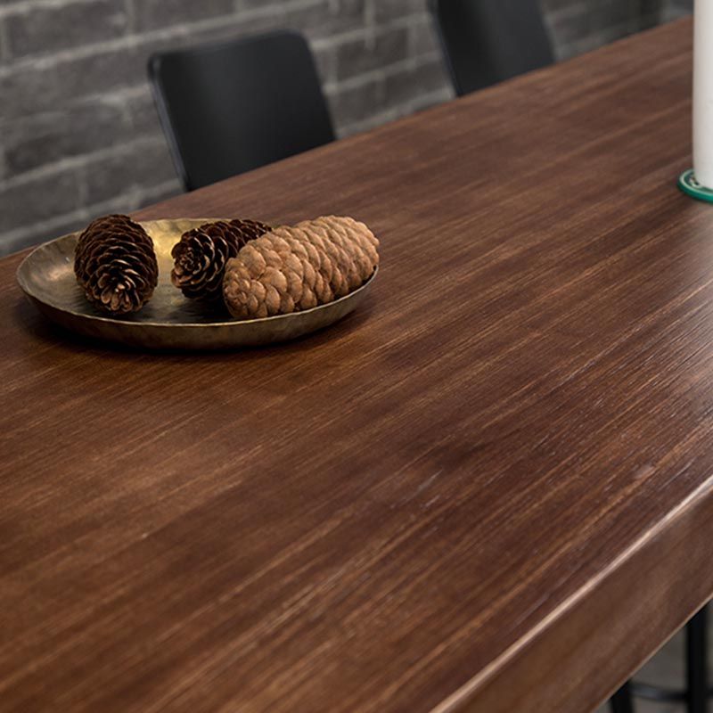 Industrial Bar Table Set 1/4 /9 Pieces Solid Wood Counter Table for Indoor