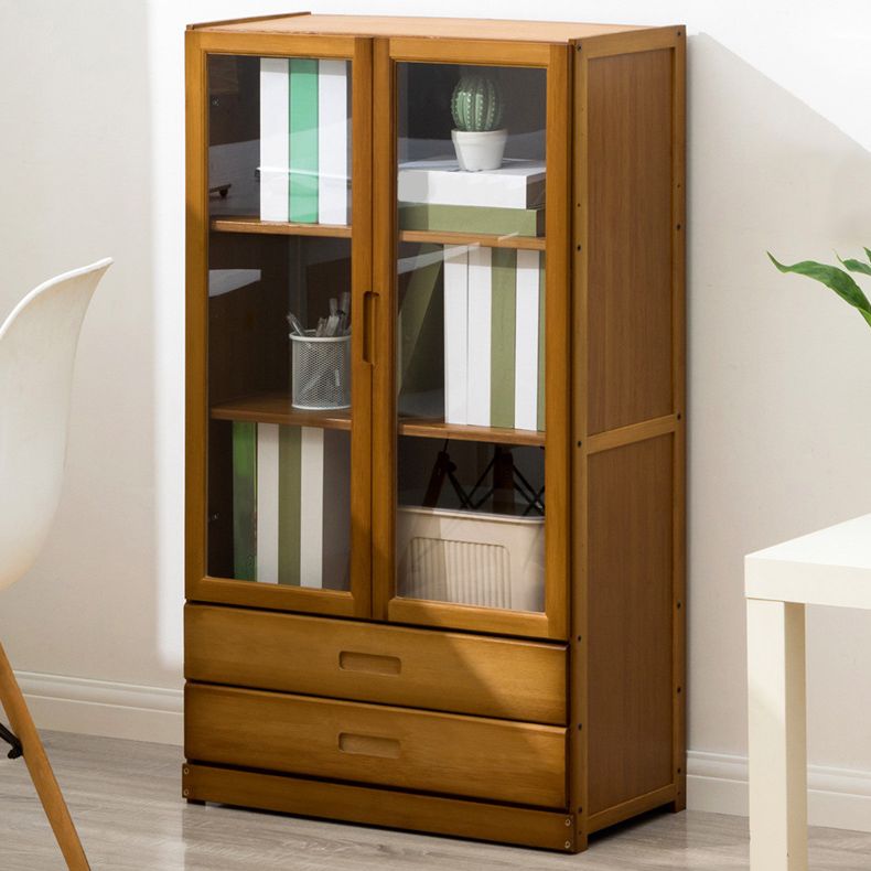 Closed Back Bookshelf Door Standard Bookcase for Home Office