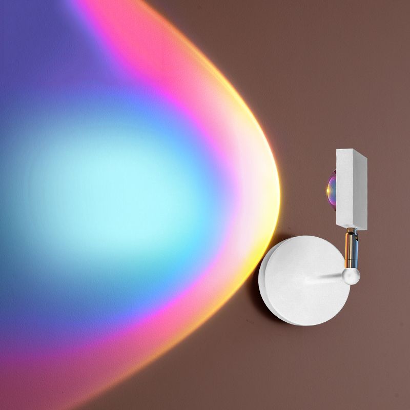 Lampada a parete a LED armata a 1 luce moderna a parete in metallo Montaggio per soggiorno