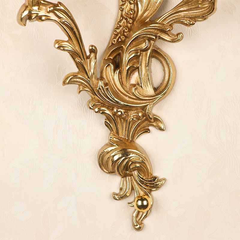 Red Copper Contemporary Sconce Light Fixtures Metal Wall Lamp Sconce for Bedroom