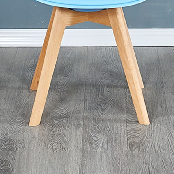 Leather Scandinavian Home Side Chair Matte Finish Parsons Dining Chair (Set of 4)