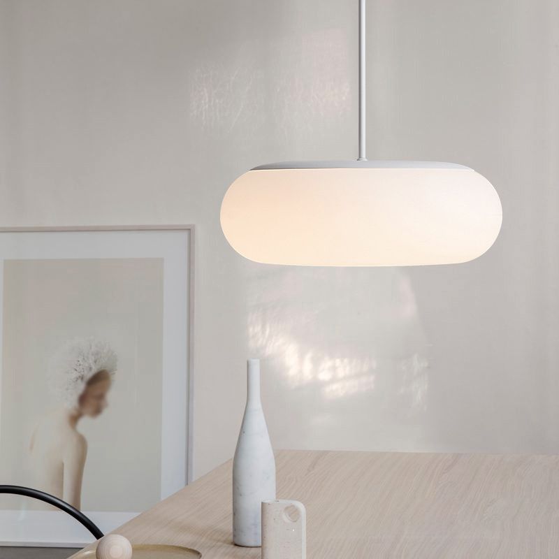 Minimalisme de la lampe susmimmand blanc LED PRENDANT PLAFICAUX acrylique pour salle à manger