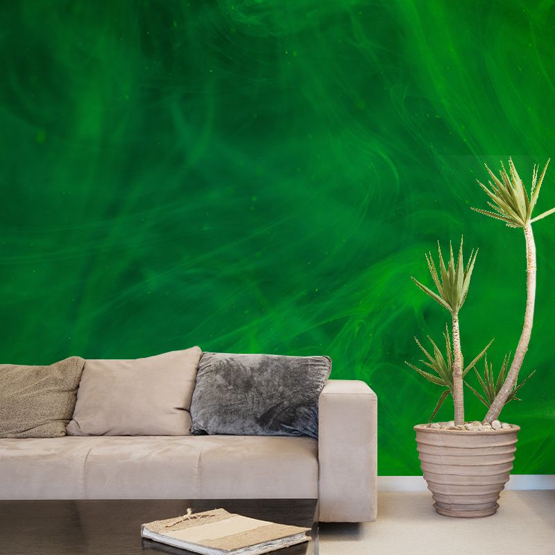Abstract muurschilderingbehang Zachte kleur Schimmelbestendig voor rustkamerdecoratie
