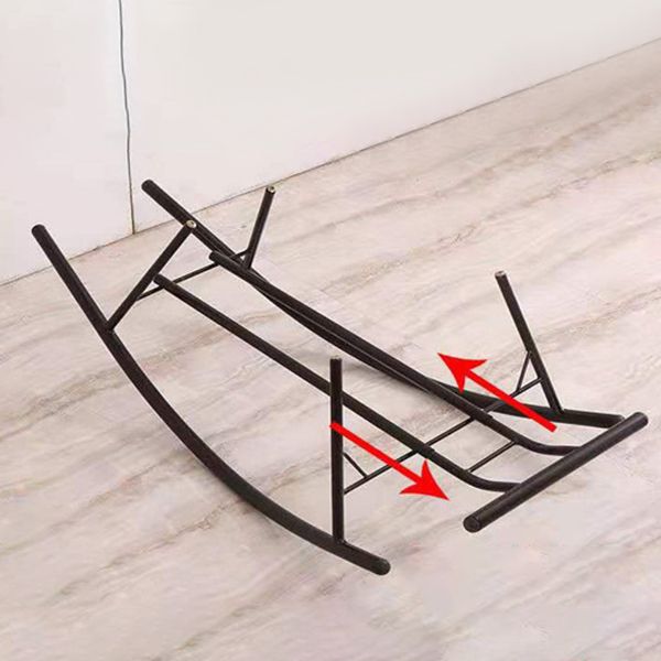 Modern Single Outdoor Rocking Chair Rattan Rocking Chair for Leisure