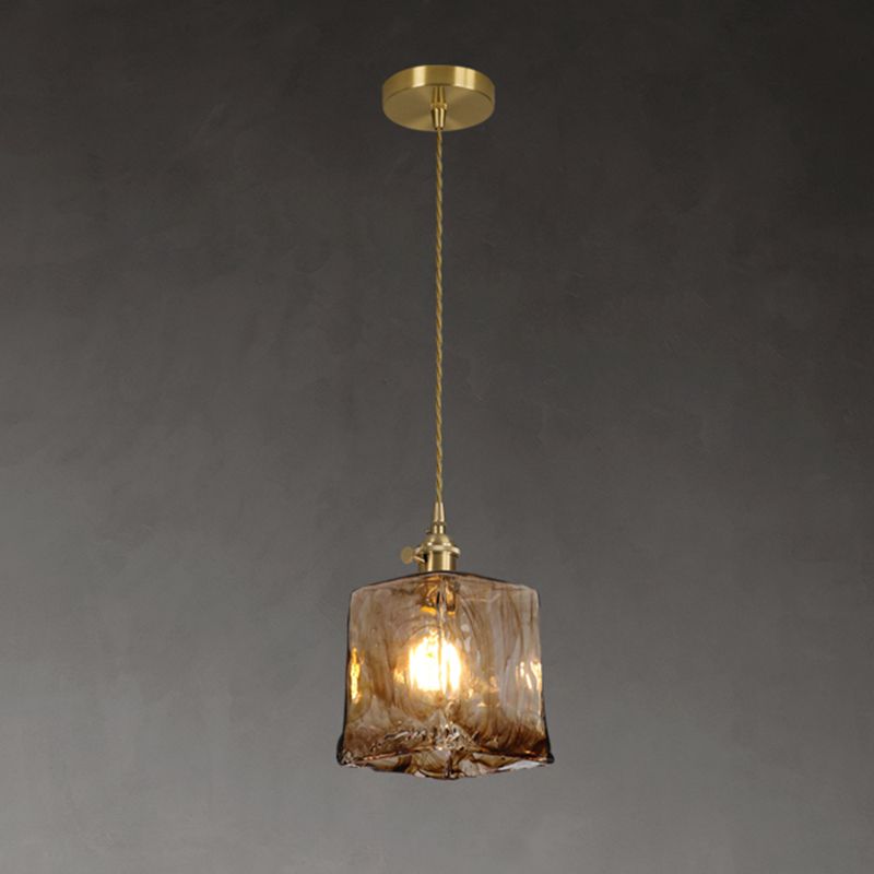 Kit de lampe suspendue en cuivre moderne