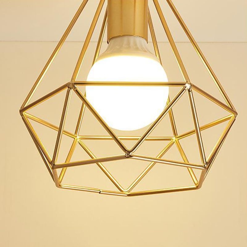 Postmodern Wall Light Golden Frame Wall Sconce Light for Living Room Bedroom