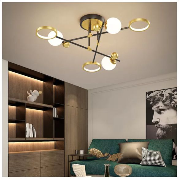LED Light Flush Mount Light Metal Light Multiple Light Living Room Light