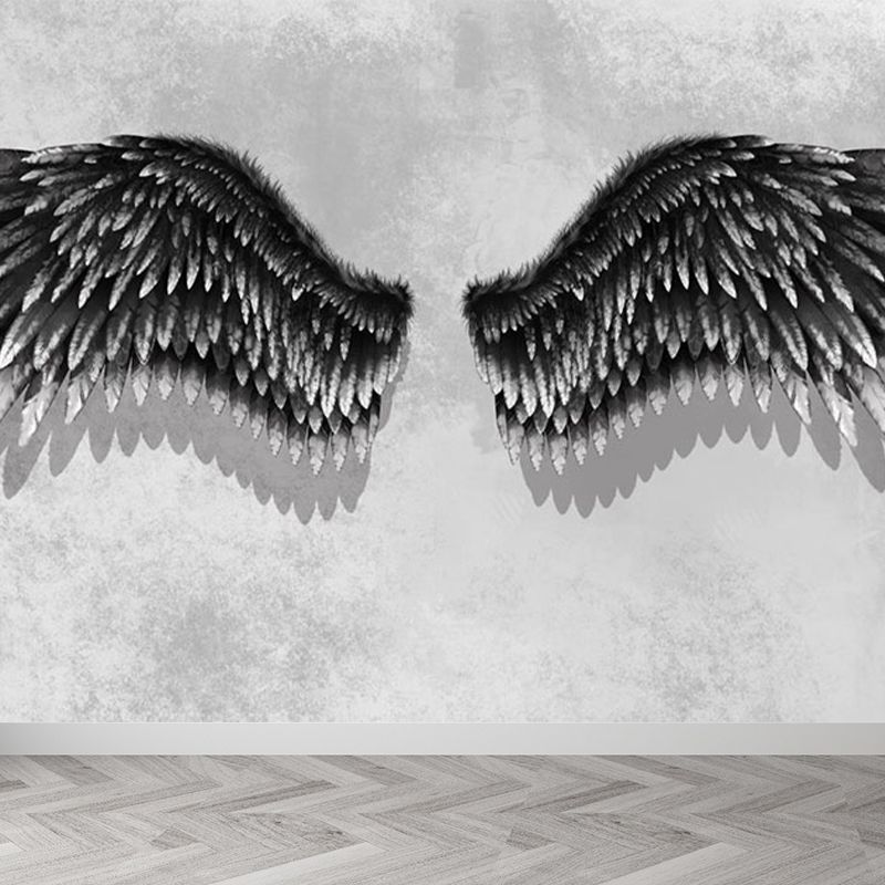 Bird Wing Wall Mural Modern Decorative Living Room Wall Covering, Custom Printed