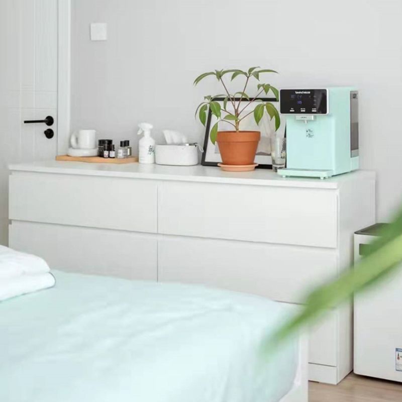 Contemporary Storage Chest Manufactured Wood Dresser , 15.6 Inch W