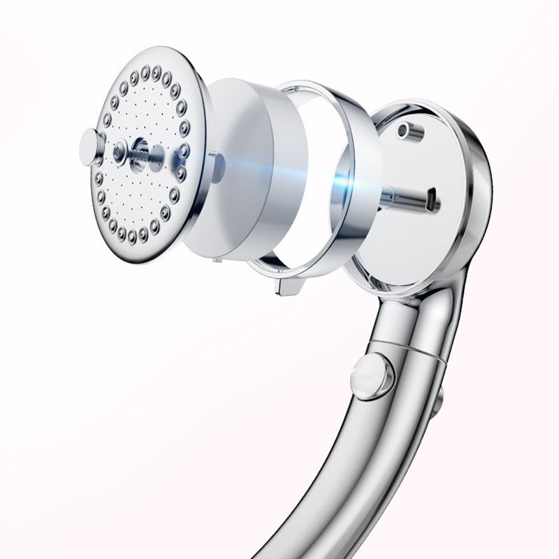 Modern Plastic Shower Head Bathroom Shower Head with Adjustable Spray Pattern