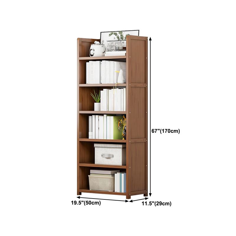 11.42"W Bookshelf Contemporary Style Bookcase for Office and Study Room