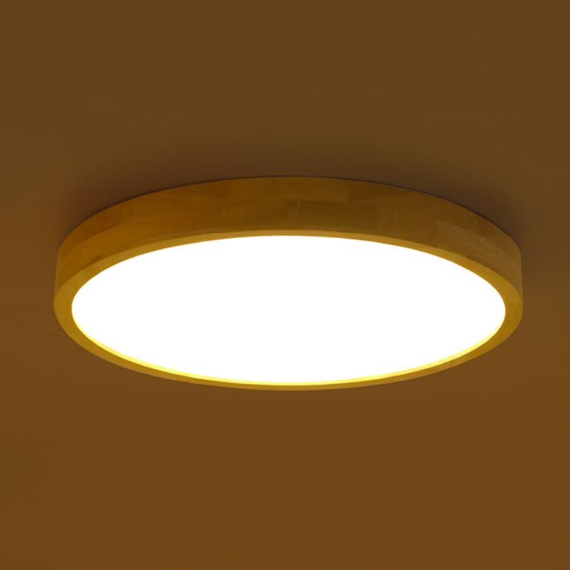 Bois 1 lumière encastré plafonnier luminaire moderne chambre encastré luminaires