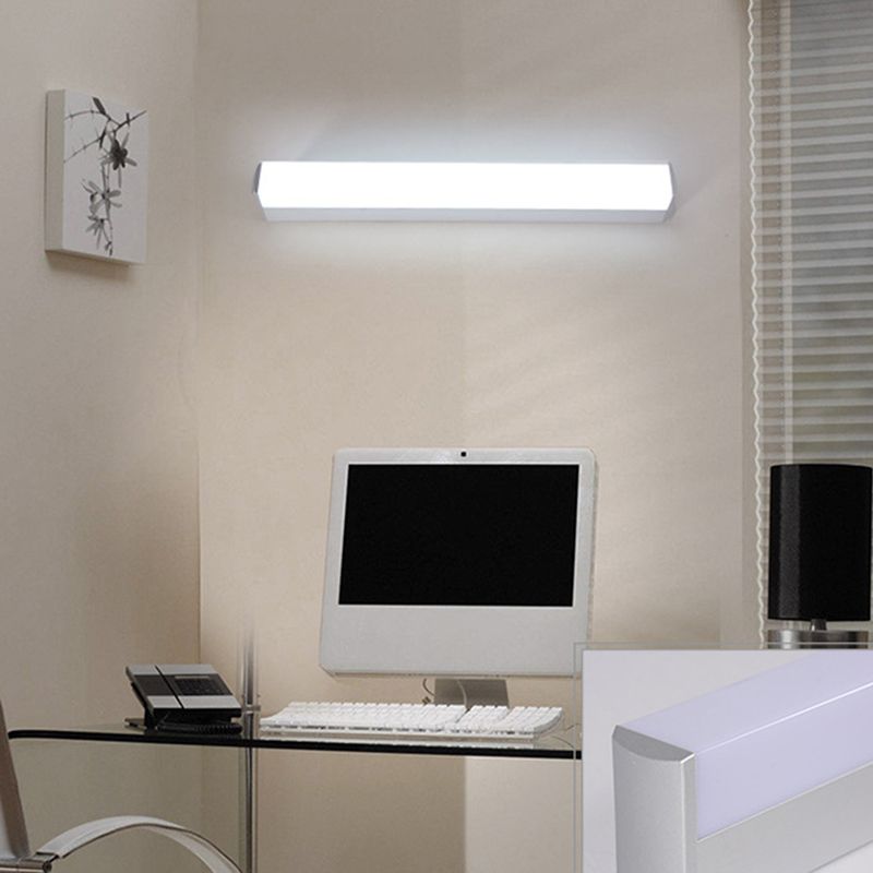 Vanité moderne Lights Lights Silver 1 Light Wall Éclairage mural pour la salle de bain