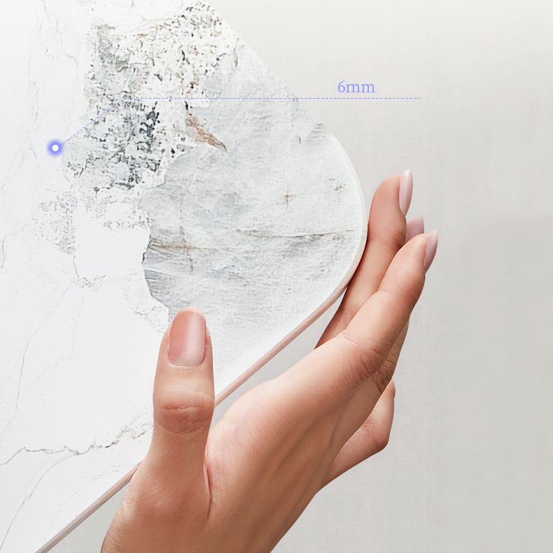 Glossy White Stone Top Dining Table Set for Home 1/2/5/7 Pcs Modern Dinette Set