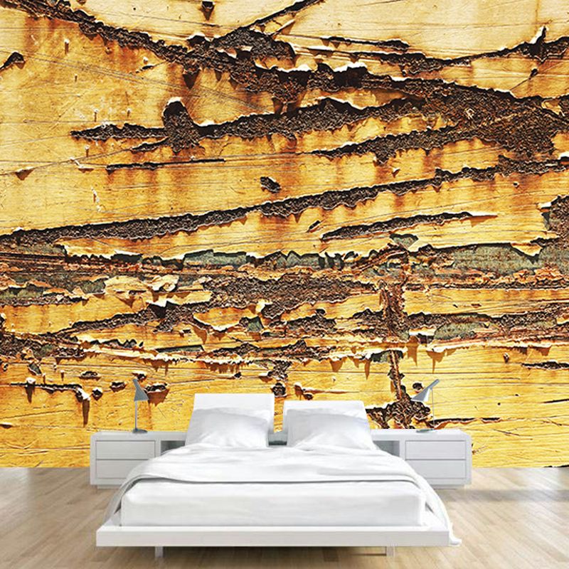 Industrial Style Metal Mural Wallpaper Horizontal Photography Living Room Wall Covering