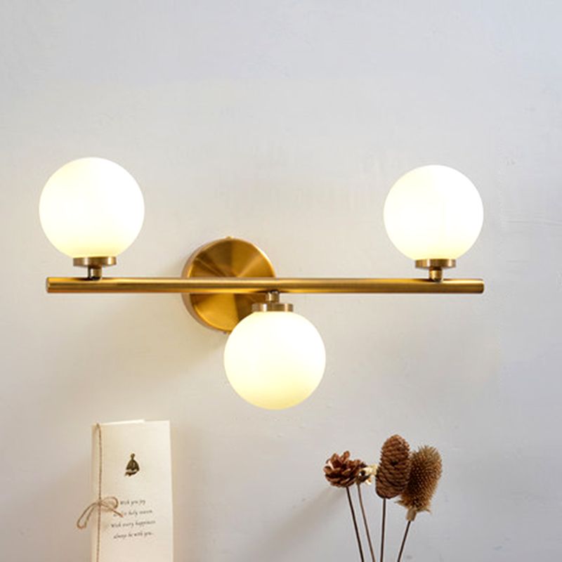 Nordic Modern Metal Wall Mounted Lighting Gold Wall Sconce for Bedroom
