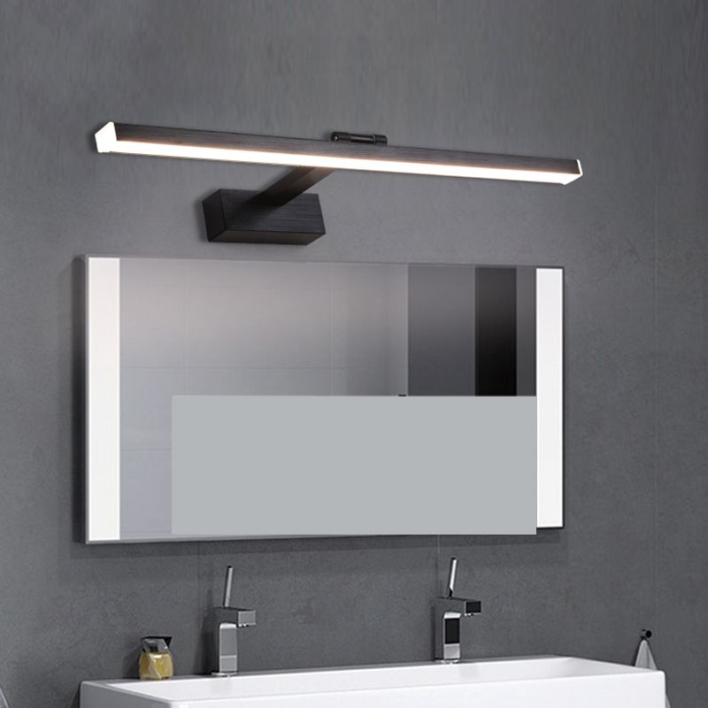 Metallstreifenwand montierte Leuchte minimalistische LED -Wandmontage Beleuchtung für Badezimmer