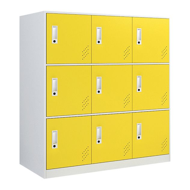Non-Hanging Armoire Contemporary Steel Storage Cabinet for Home