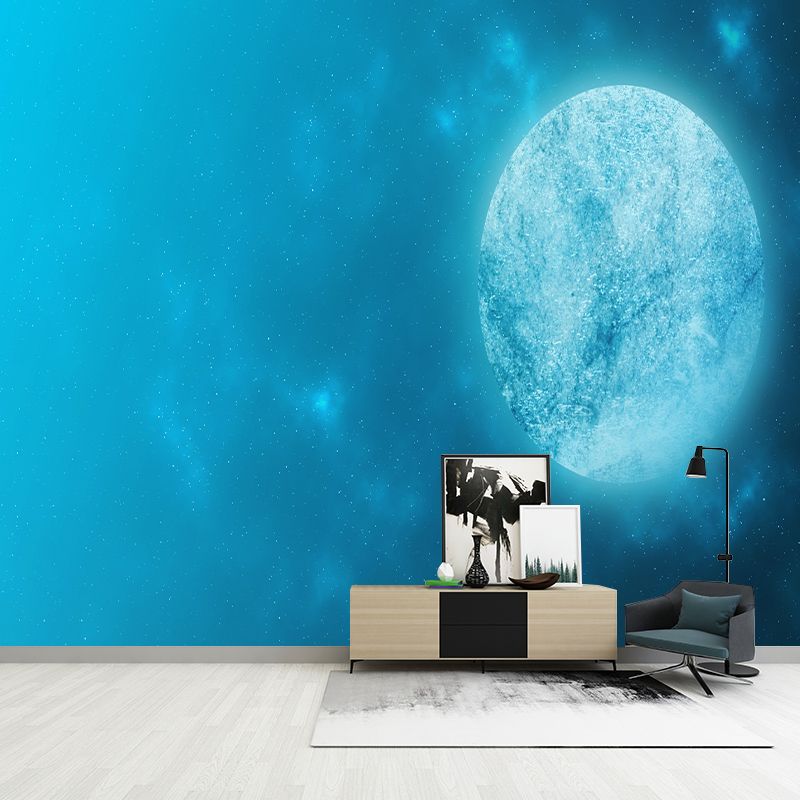 Outer Space Mural Stain Resistant Wall Art for Living Room, Made to Measure