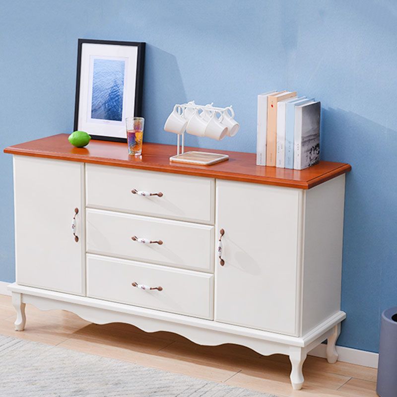 15.6-inch Width Coastal Dresser Solid Wood Storage Chest with 3/6 Drawers