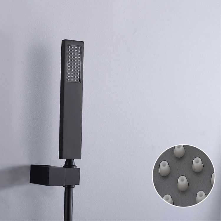 Modern Shower System Dual Shower Head Slide Bar Thermostatic Wall Mounted Shower Set