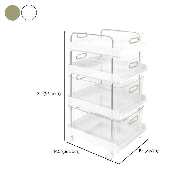 Modern Open Back Standard Bookshelf Plastic Bookcase for Study Room