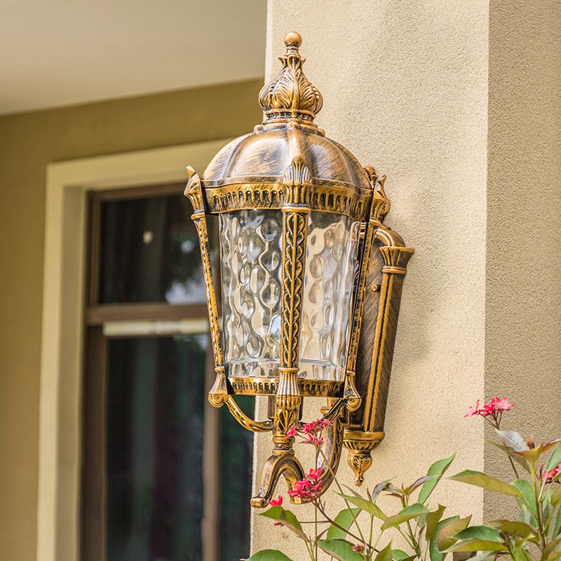 Luce di applique da parete in vetro Luce da parete in stile vintage Luce