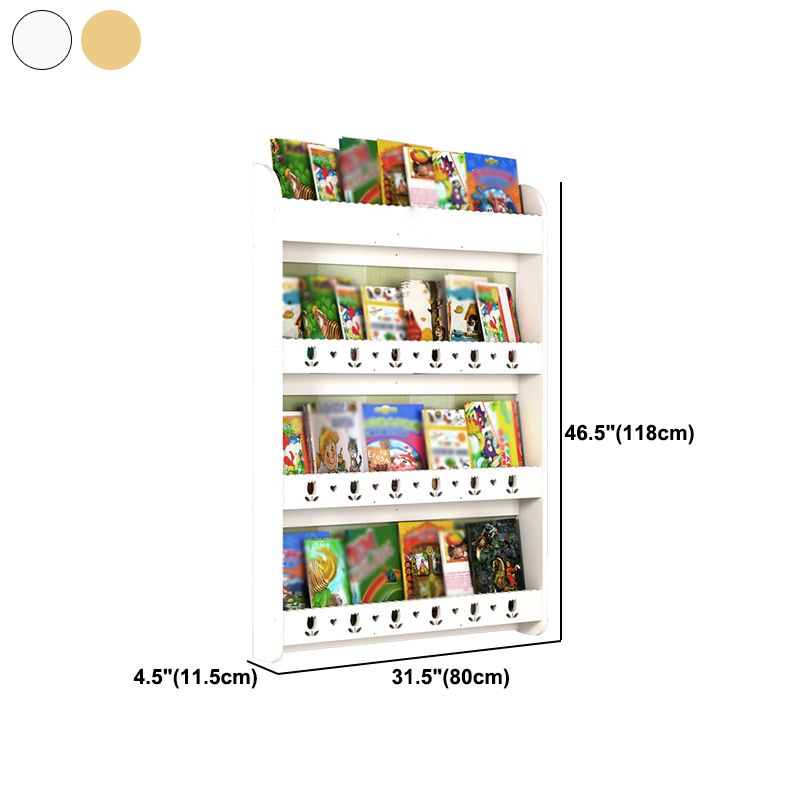 Libreria di unità murale contemporanea solida e fabbricazione di libreria in legno