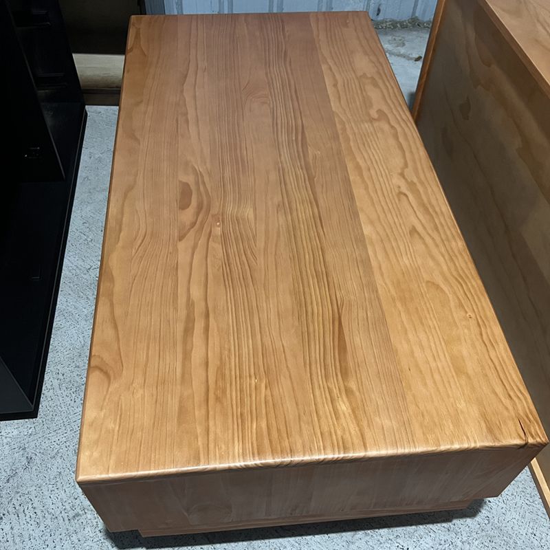 Rectangle Bunching Tables Solid Wood Coffee or End Table with Drawer