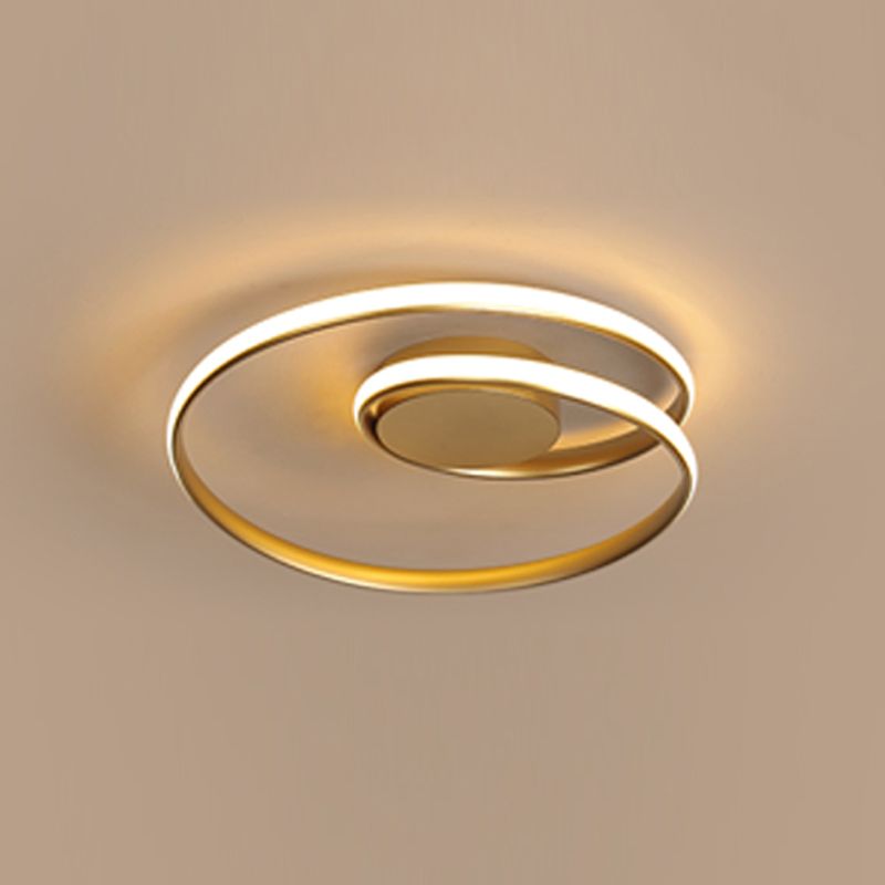 Luminaires de plafond encastrés de simplicité de lumière montée au plafond de LED avec l'ombre de silicone