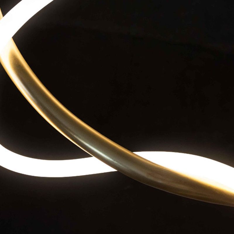 1 Light Linear Pendant Lighting Modern Metal Island Lighting