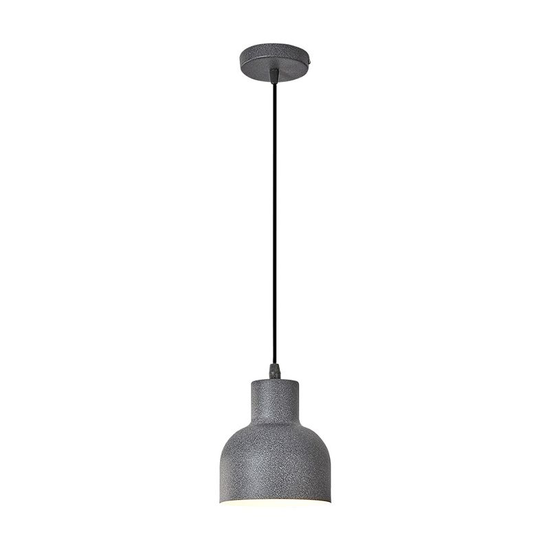 Géométrique Small Pendant Lightture Metal 1 Bulbe Nordic Hanging Light pour le chevet